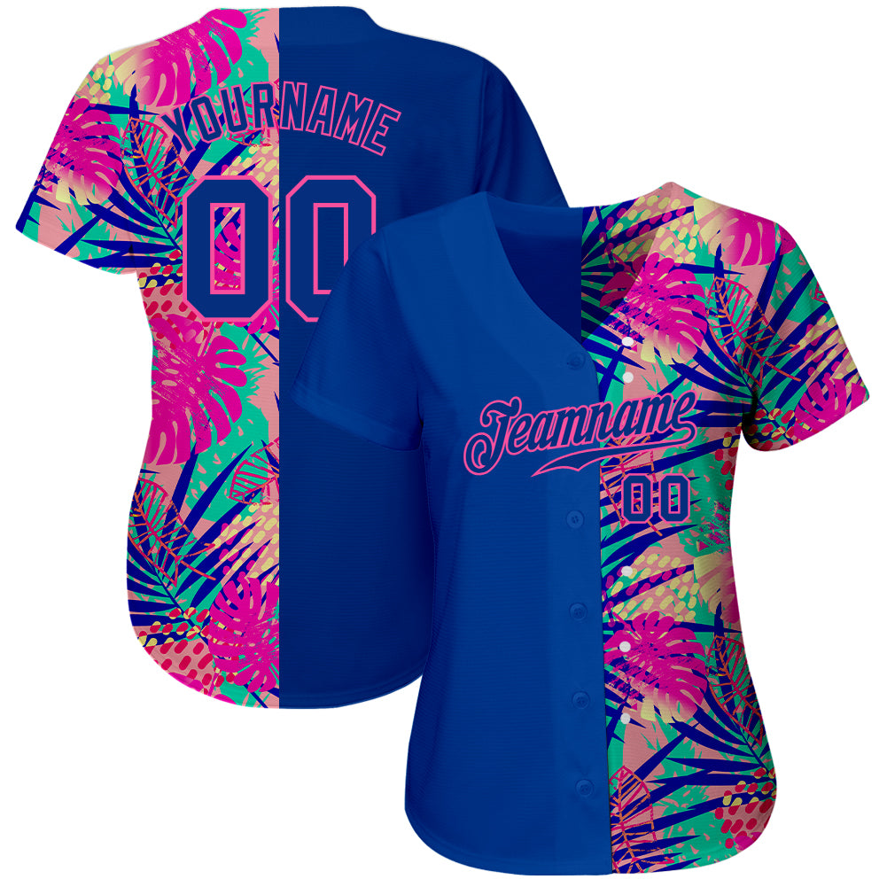 Custom Teal White-Light Blue 3D Pattern Design Authentic Baseball Jersey  Fast Shipping – FiitgCustom