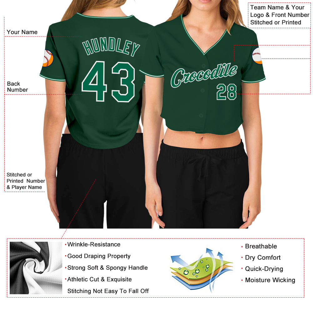 Verdi Green SS Baseball Jersey with Customization Available