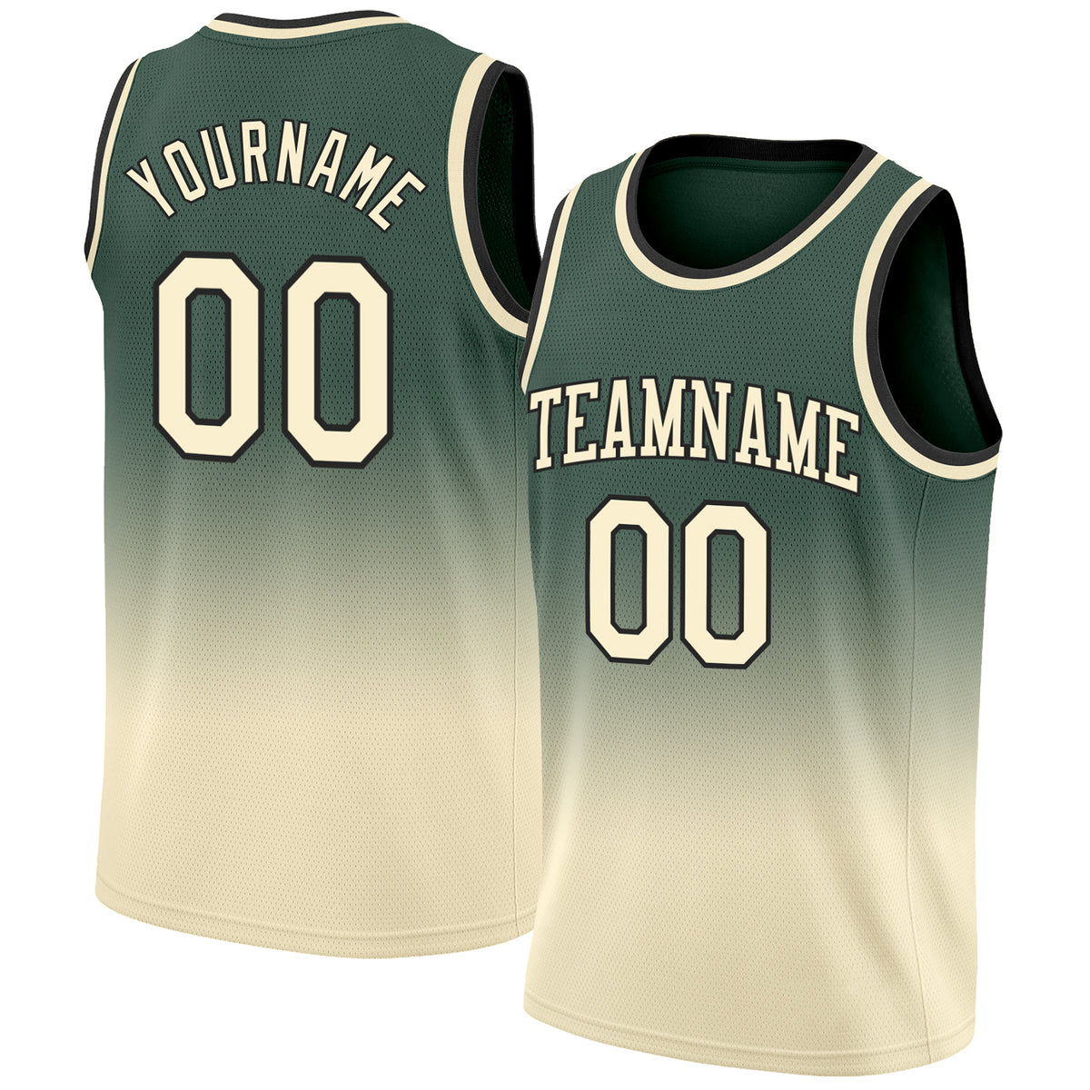 Custom Basketball Jersey Olive Camo-Cream Round Neck Rib-Knit Salute To  Service - Personalized Name, Number