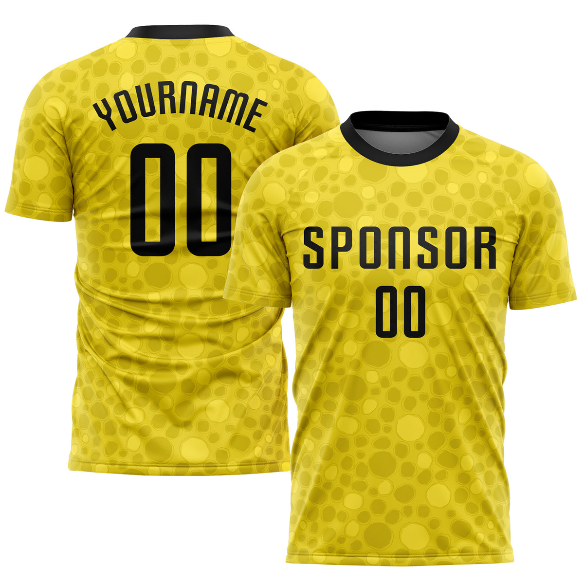 Custom Black Black-Gold Sublimation Soccer Uniform Jersey Fast Shipping –  FiitgCustom