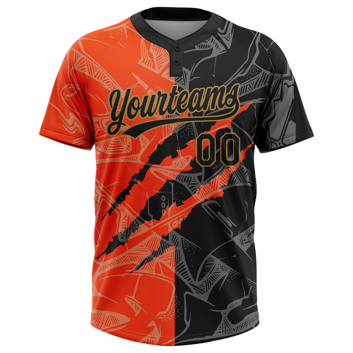 Custom White Orange Pinstripe Orange-Black Authentic Softball Jersey Free  Shipping – Fiitg