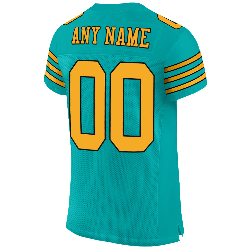 Men's Miami Dolphins Nike Aqua Customized Throwback Jersey