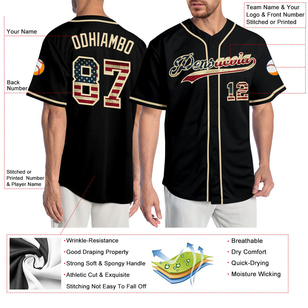 Custom Cream Baseball Jerseys, Baseball Uniforms For Your Team