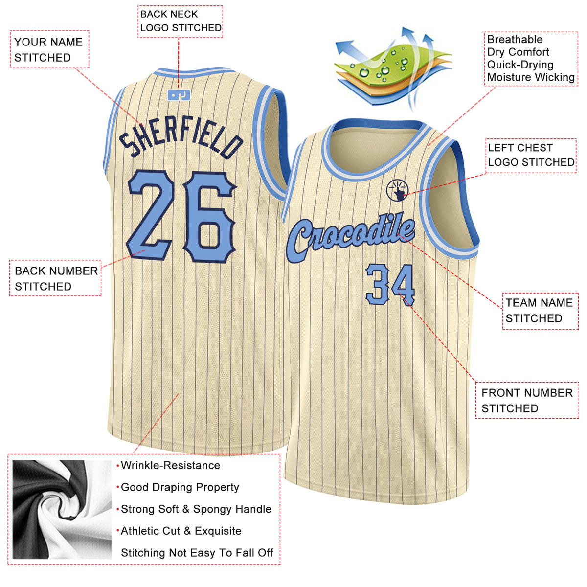 Custom Light Blue Light Blue-Gold Authentic Throwback Basketball Jersey  Fast Shipping – FiitgCustom