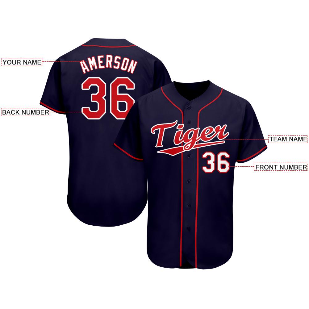 CUSTOM T-Shirt JERSEY Personalized Name Number Team - Tigers - Softball  Jersey