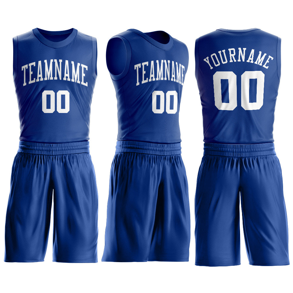 FIITG Custom Basketball Suit Jersey Royal White-Light Blue Round Neck Sublimation