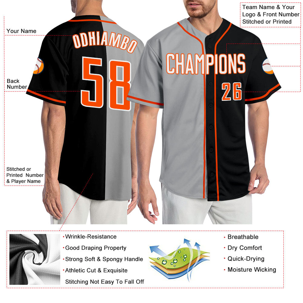 Custom Split Football Jerseys  Split Football Team Jerseys Design – Fiitg