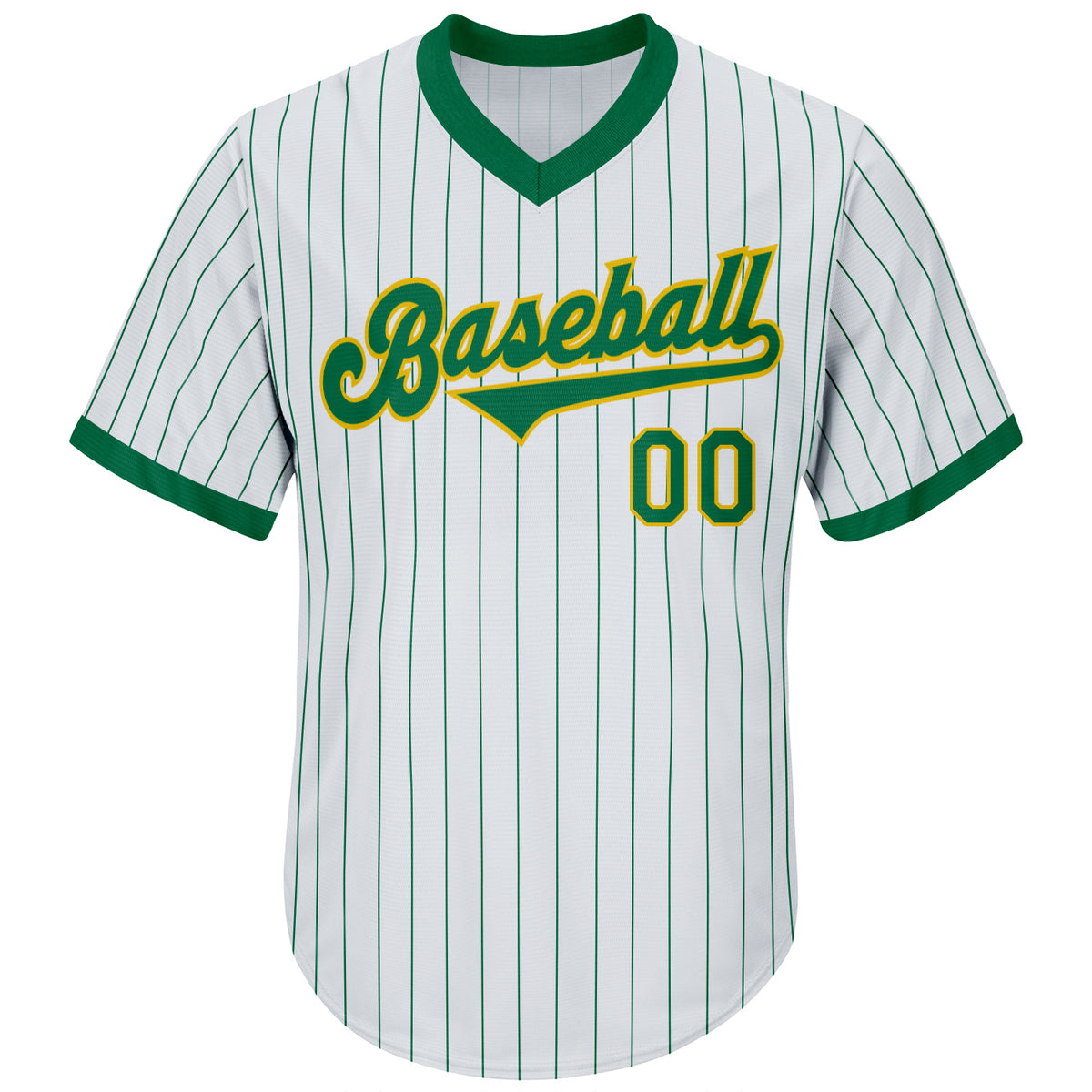 Custom Baseball Jersey Kelly Green Red-White 3D Mexico Authentic Women's Size:L