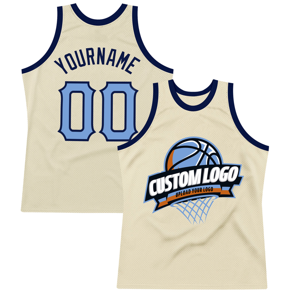 FIITG Custom Basketball Jersey Light Pink Light Blue-White Authentic Throwback Men's Size:3XL