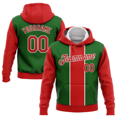 Cheap Custom Stitched Kelly Green Red-White 3D Christmas Sports Pullover  Sweatshirt Hoodie Free Shipping – CustomJerseysPro