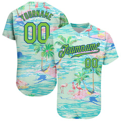 3D Pattern Design Flamingo CUSTOM Baseball Jersey -   Worldwide Shipping