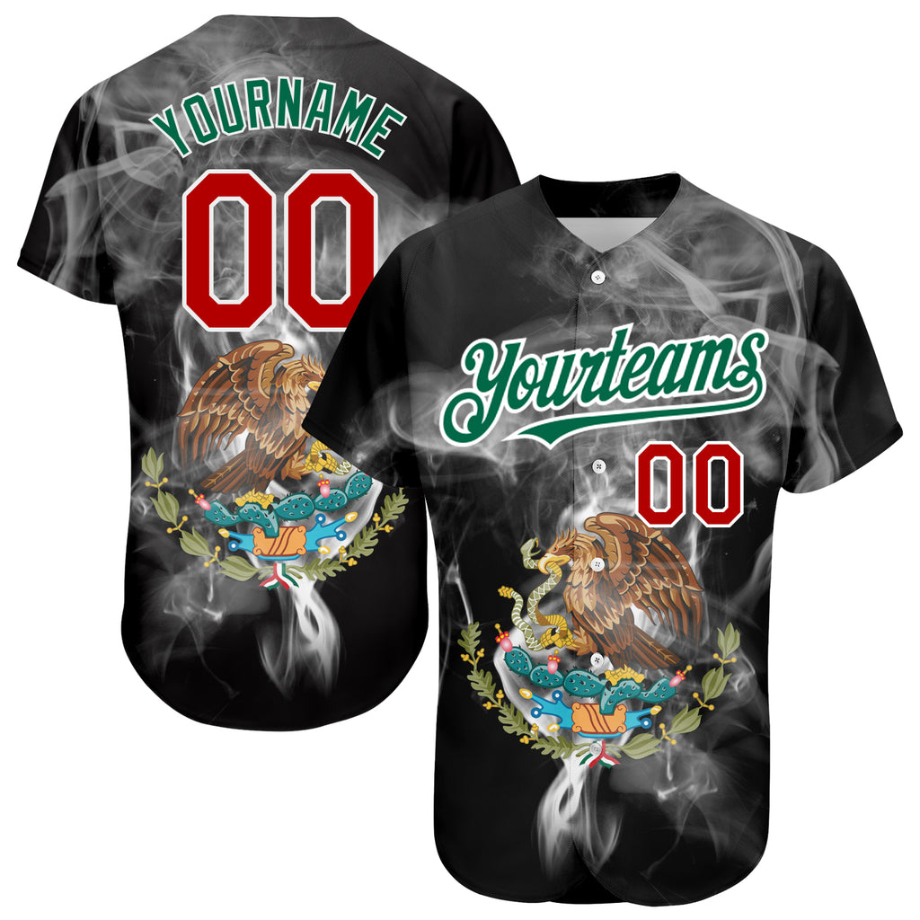 Mexico Sporty Custom Baseball Jersey