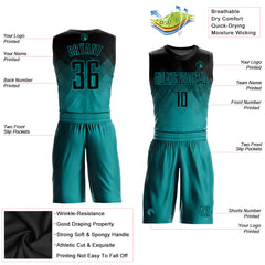 FIITG Custom Basketball Suit Jersey Royal White-Light Blue Round Neck Sublimation