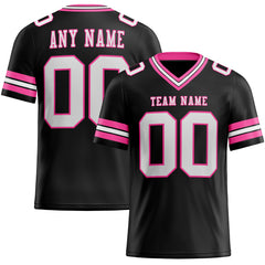 FIITG Custom Football Jersey Grass Green Pink-White Mesh Authentic