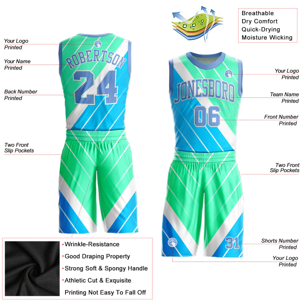 FIITG Custom Basketball Suit Jersey Neon Green Neon Green-Gold Round Neck Sublimation