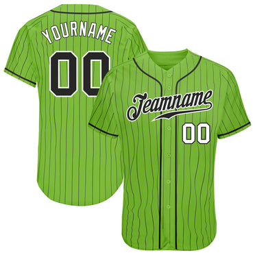 Neon green baseball jersey on sale