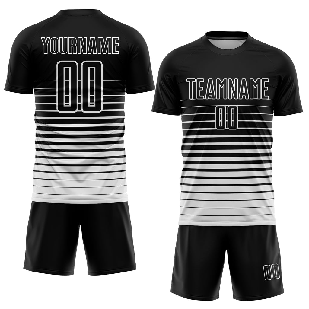 Custom Black Orange Sublimation Soccer Uniform Jersey Fast Shipping –  FiitgCustom