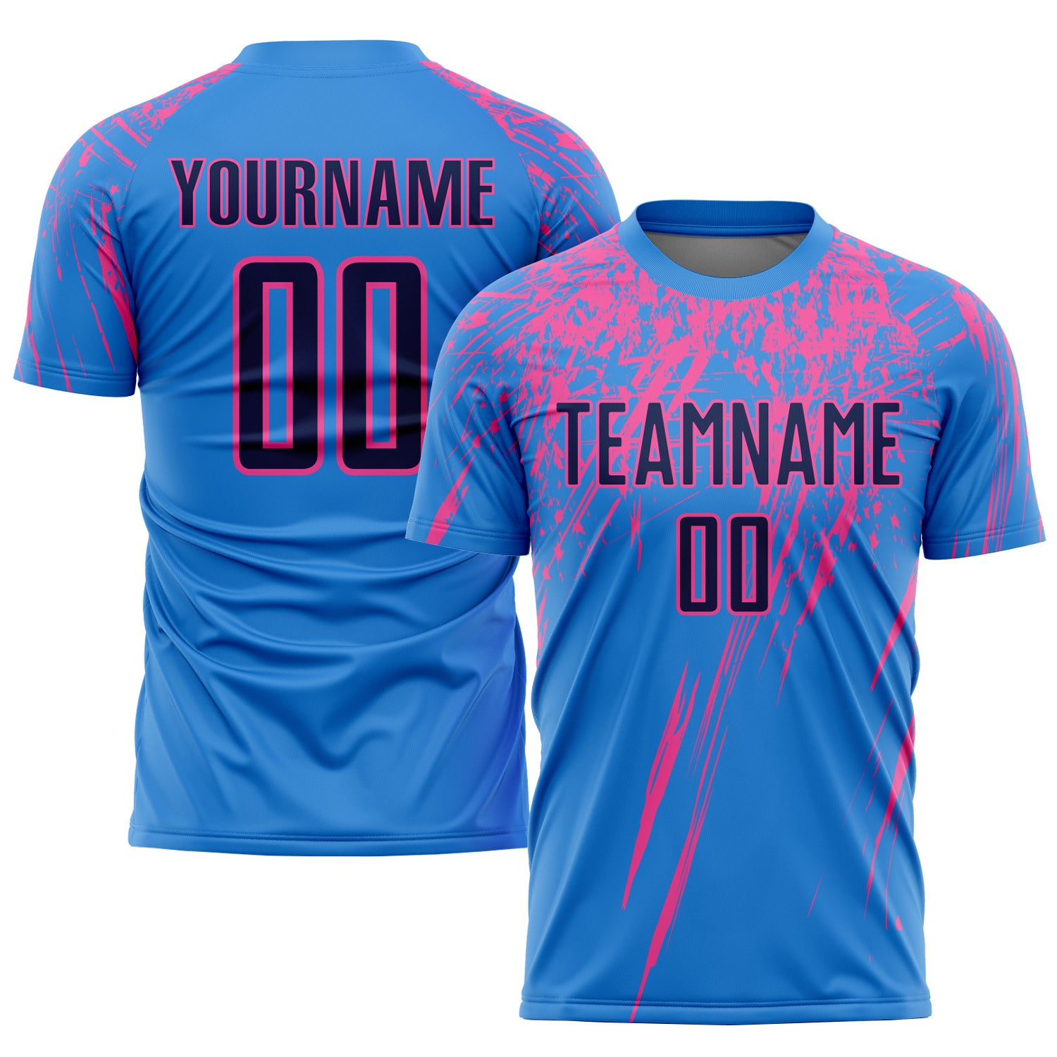 Custom Teal Pink-Cream Sublimation Soccer Uniform Jersey Free Shipping –  Fiitg
