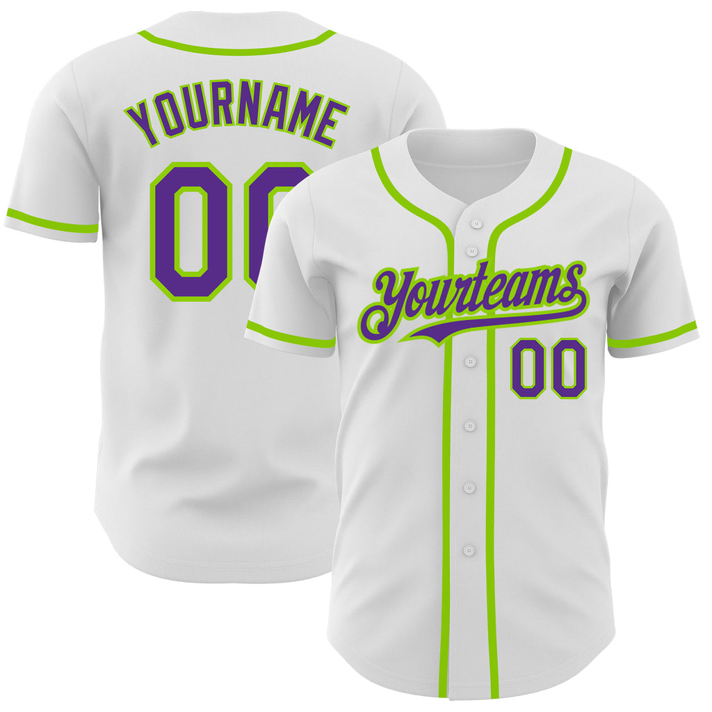 Custom Gray Neon Green-Black Authentic Fade Fashion Baseball Jersey Women's Size:XL