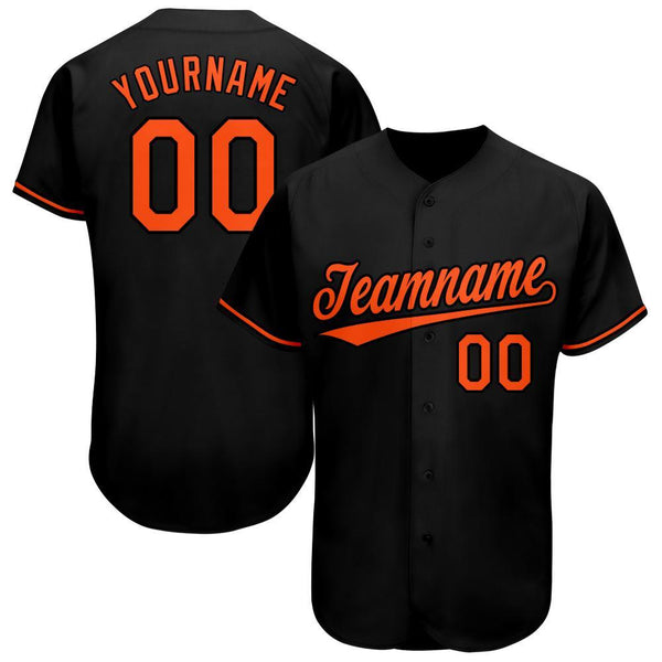 Custom Navy Orange Baseball Jersey – Fiitg