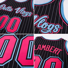 Custom Light Blue Royal-Pink Authentic Split Fashion Basketball Jersey Free  Shipping – Fiitg