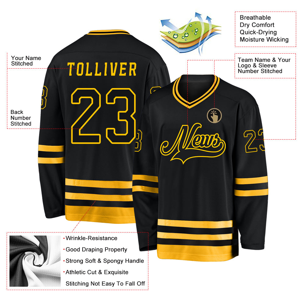 Top-selling item] Custom NHL Pittsburgh Penguins Black Version Hockey Jersey