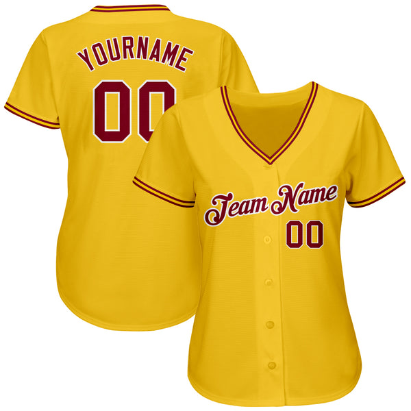 Custom Gold Navy-Light Blue Authentic Baseball Jersey