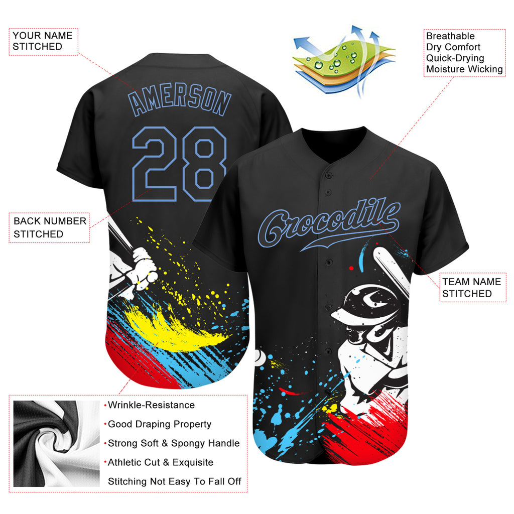  Custom Baseball Jersey, Baseball Shirt, Custom Light
