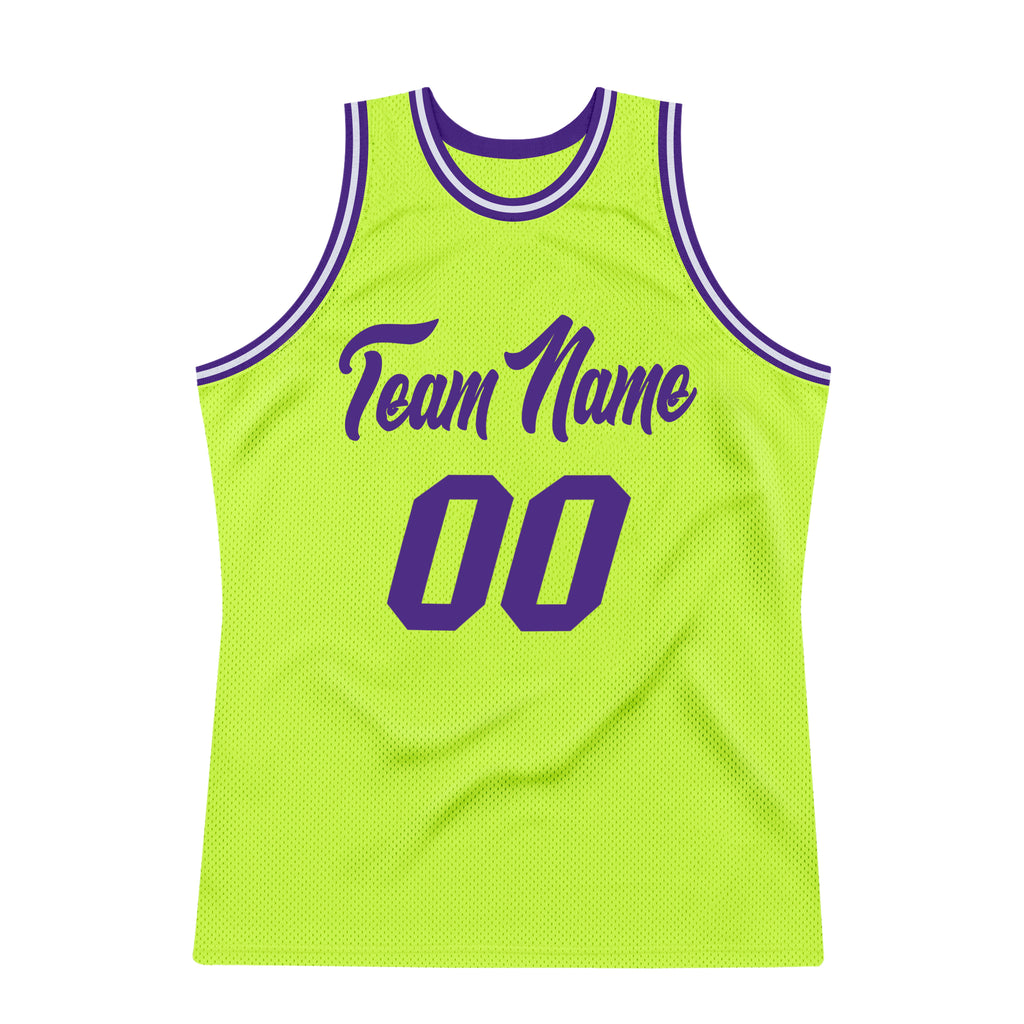 FIITG Custom Basketball Jersey Pink White-Purple Authentic Throwback