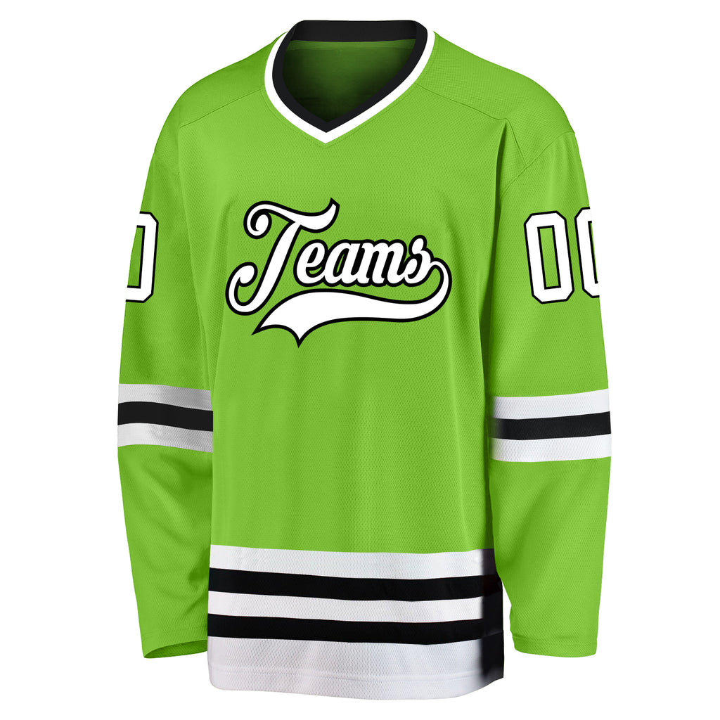 Neon hockey best sale jersey