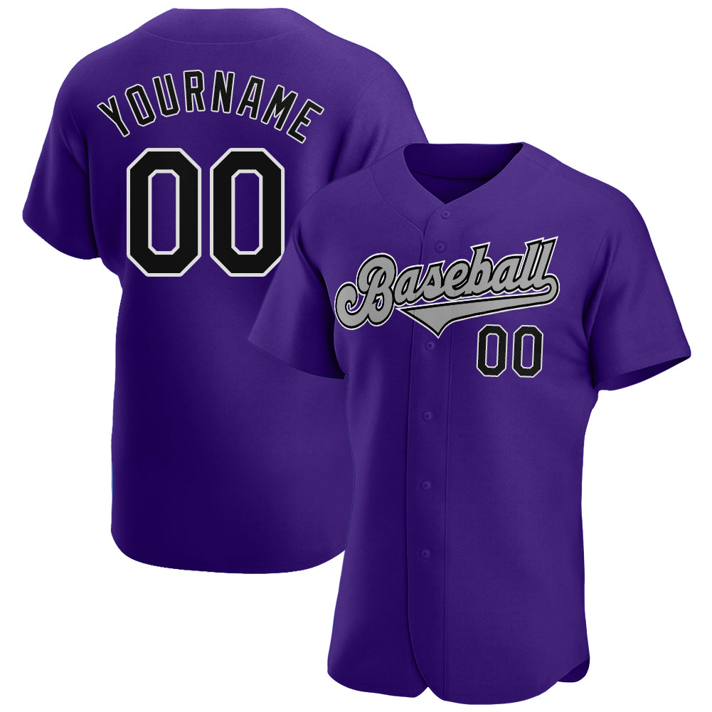 Men's True-Fan White/Black Colorado Rockies Pinstripe Jersey