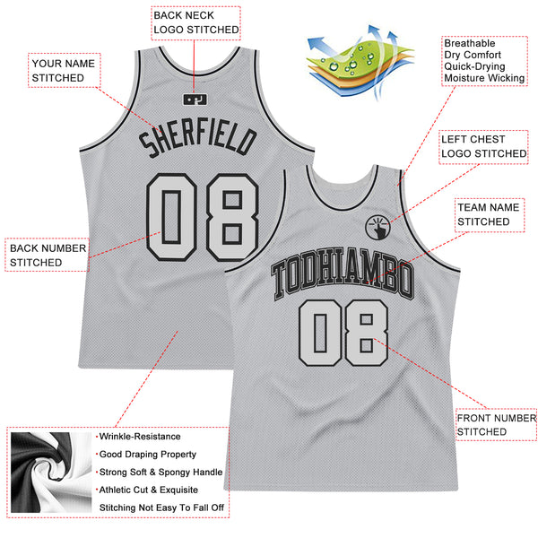 Custom Black Snakeskin Black-Gray 3D Pattern Design Authentic Basketball  Jersey Free Shipping – Fiitg