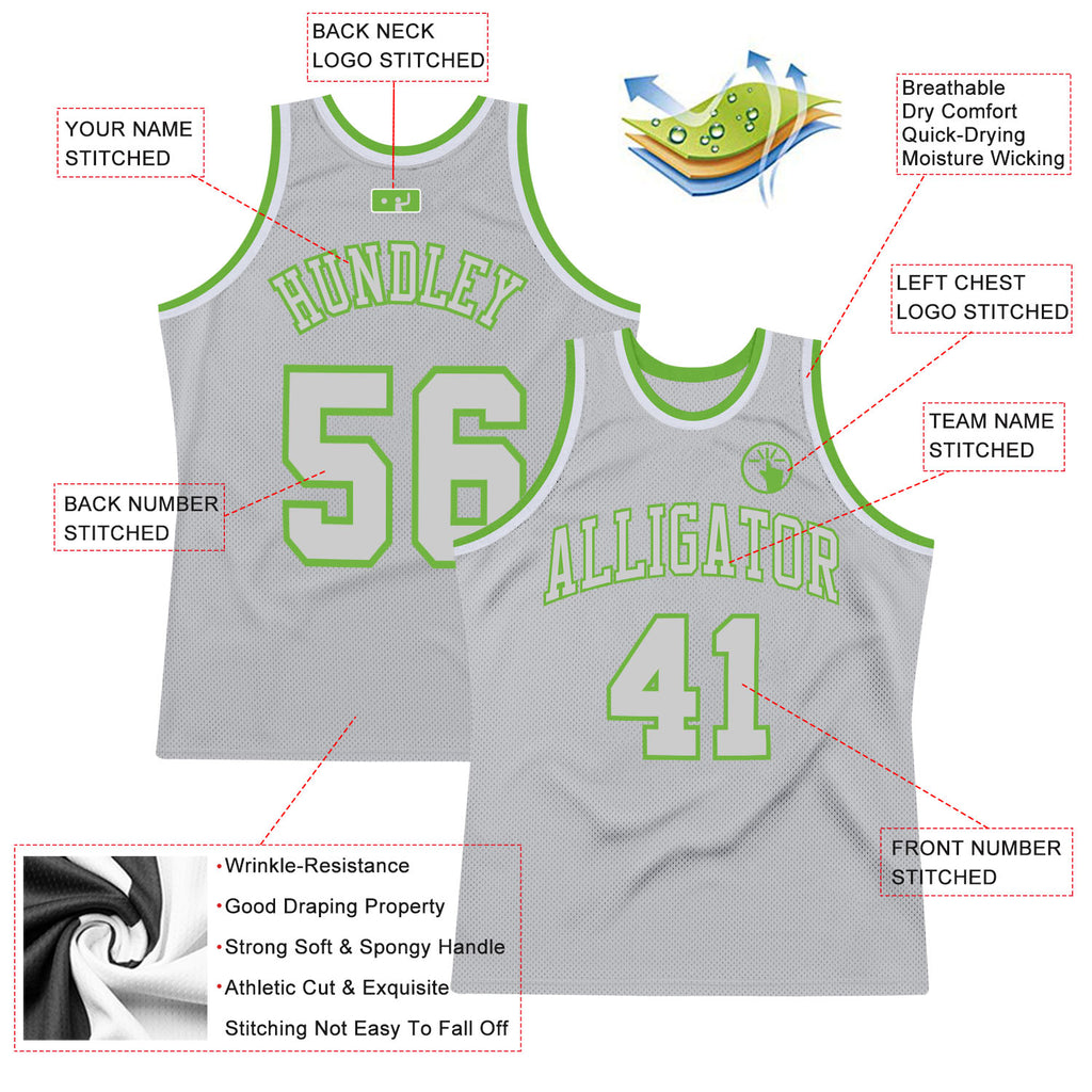 FIITG Custom Basketball Jersey Neon Green Maroon-White Authentic Throwback