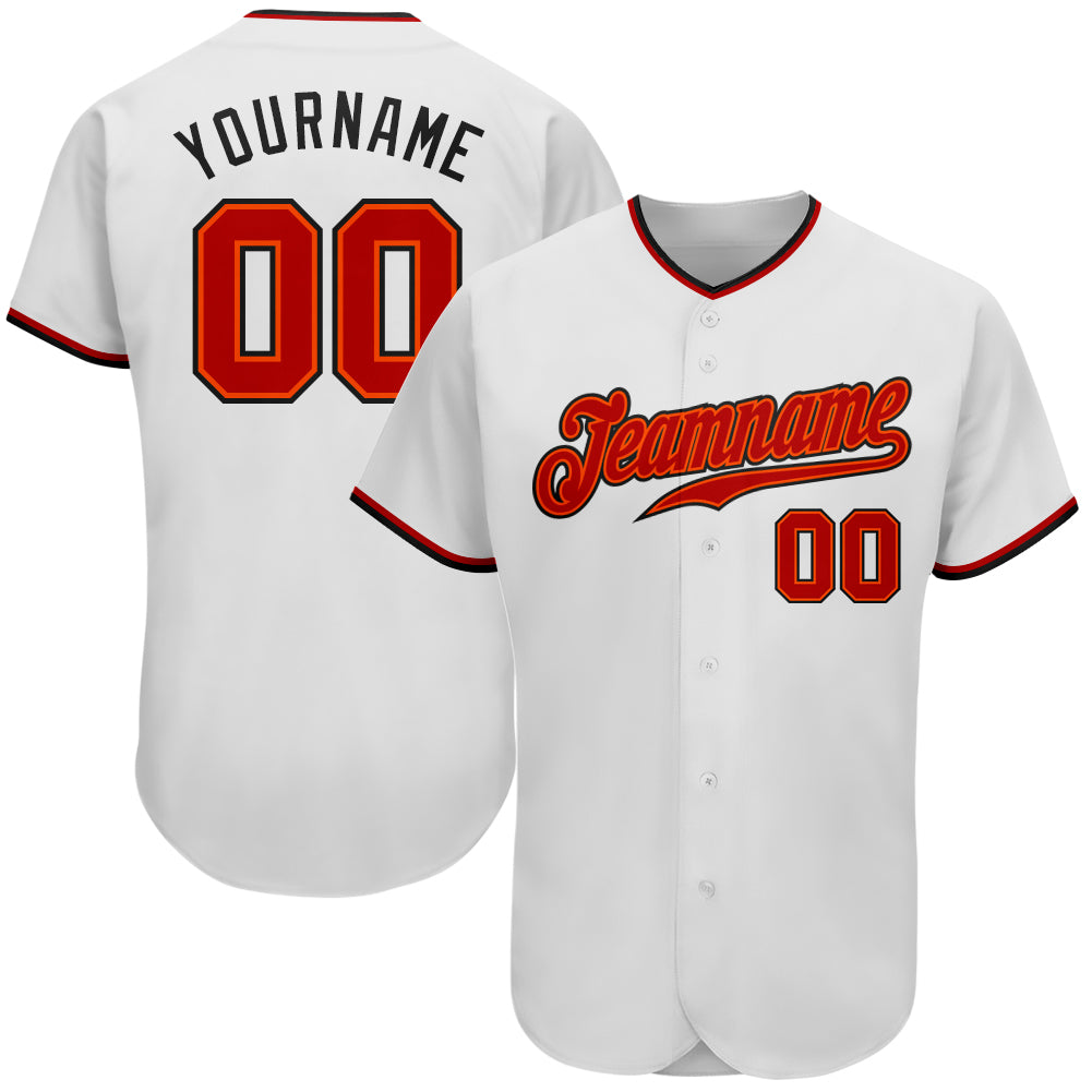 Custom Gray Red-Black Authentic Two Tone Baseball Jersey