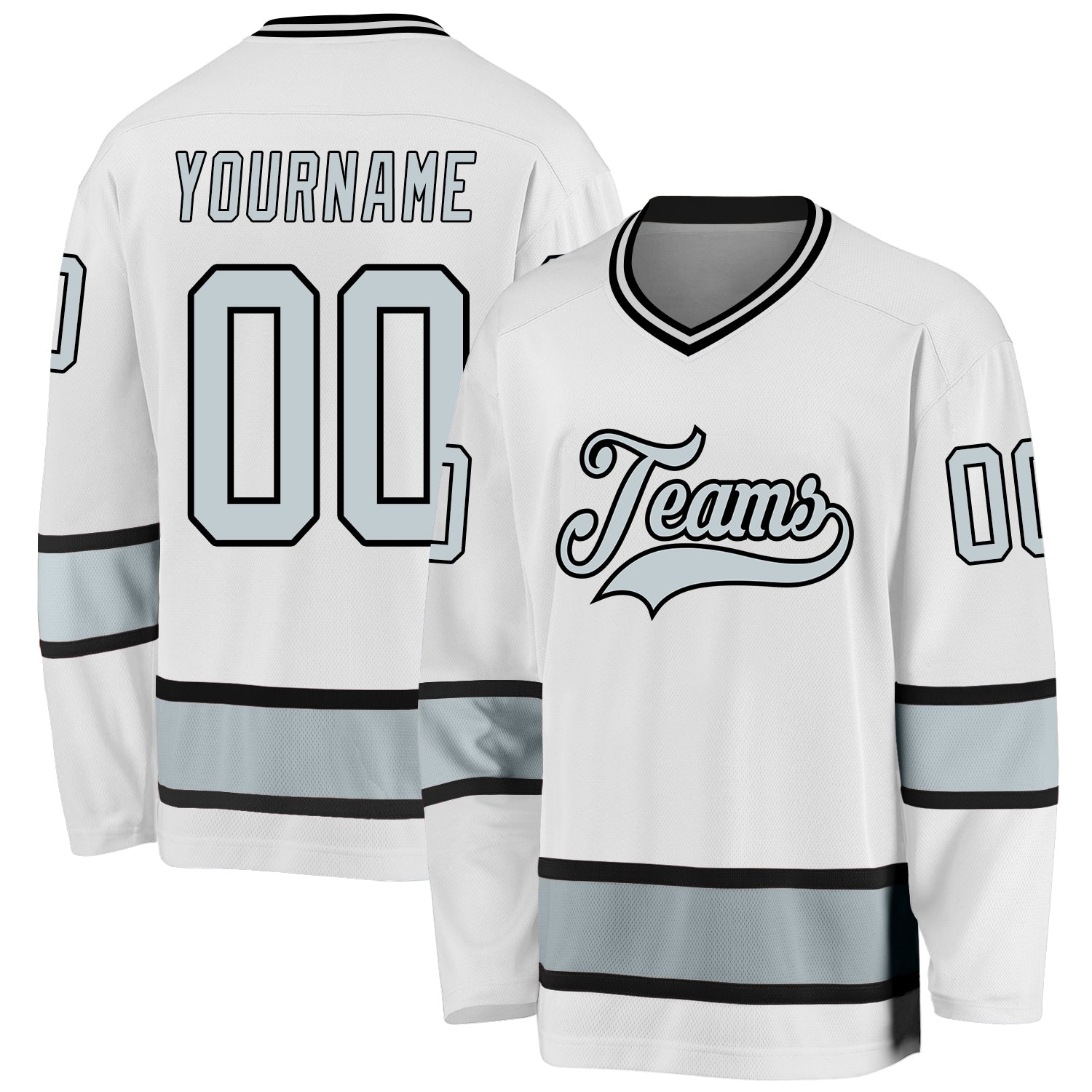 Cheap Custom Aqua Navy-Gray Hockey Jersey Free Shipping